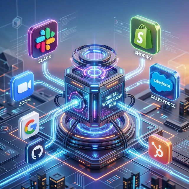 WhatsApp Business CRM 3D Illustration